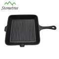 New Pre-Seasoned Pan Grill Gusseisen Square Grill Pan